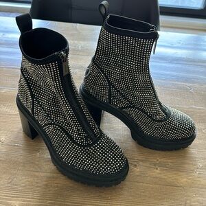 Michael Kors diamond studded booties.